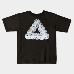 Optical illusion Dice Kids T-Shirt